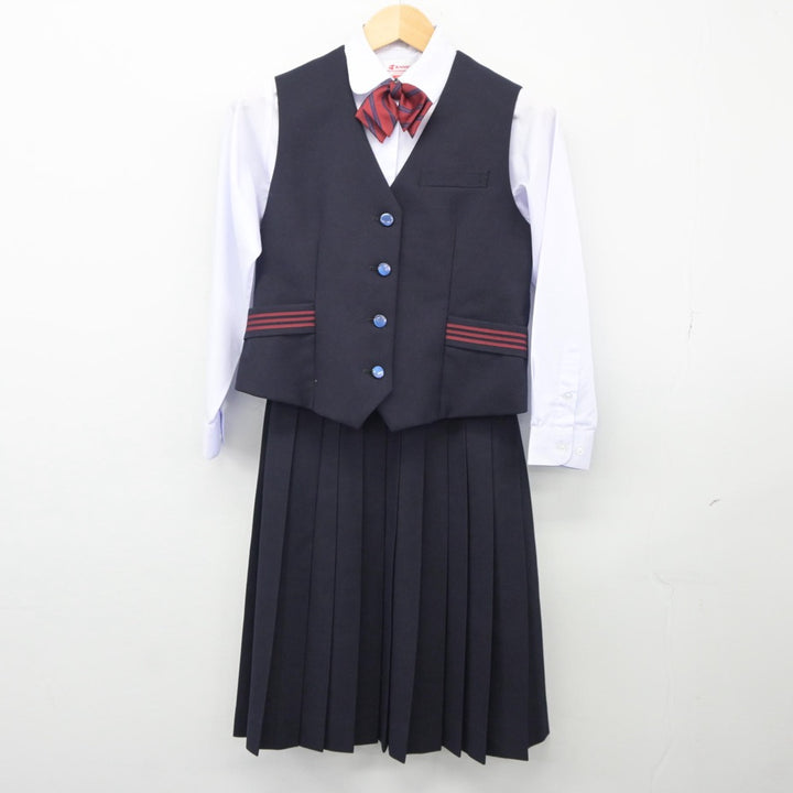 【中古制服】長崎県 長崎東中学校 女子制服 6点（ブレザー・シャツ・ベスト・スカート）sf025165【リサイクル学生服】 | 中古制服通販パレイド