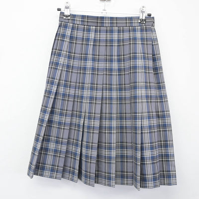 【中古】神奈川県 湘南学院高等学校 女子制服 2点（ニットベスト・スカート）sf025169