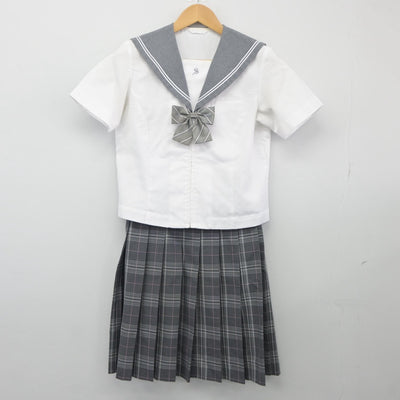 【中古】石川県 稲置学園 星稜高等学校 女子制服 4点（セーラー服・スカート）sf025171