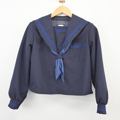 【中古】滋賀県 日吉中学校 女子制服 3点（セーラー服・スカート）sf025174