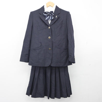 【中古】高知県 高知中央高等学校 女子制服 5点（ブレザー・シャツ・スカート）sf025177