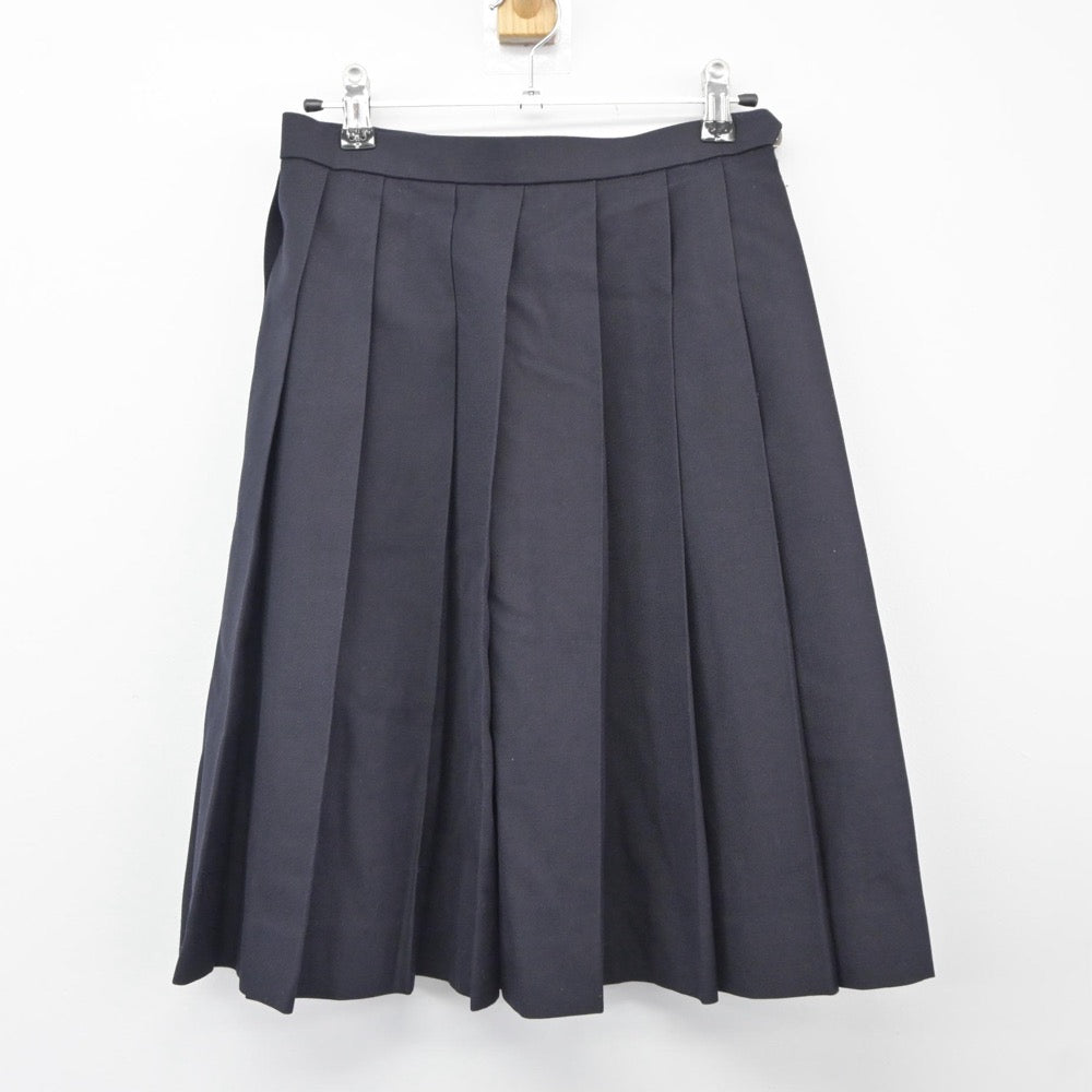 【中古】広島県 広島商業高等学校 女子制服 4点（ブレザー・シャツ・スカート）sf025184