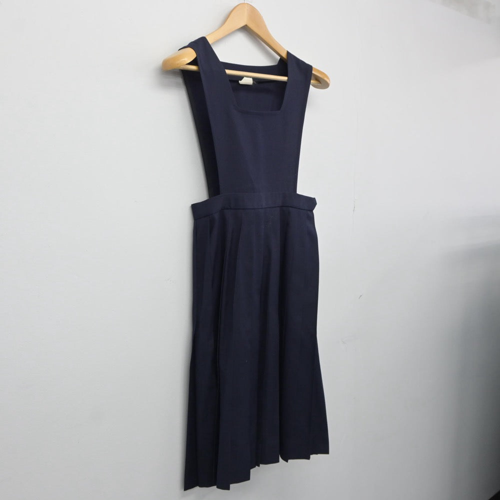 【中古】東京都 和洋九段女子中学校高等学校 女子制服 1点（ジャンパースカート）sf025204