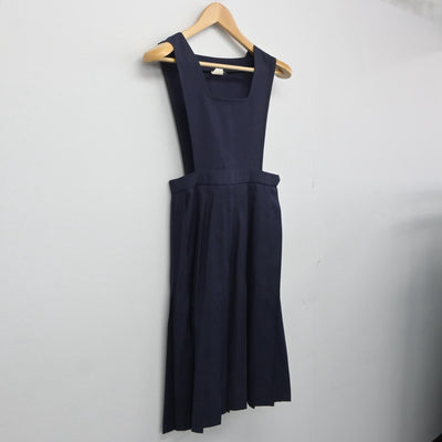 【中古】東京都 和洋九段女子中学校高等学校 女子制服 1点（ジャンパースカート）sf025204