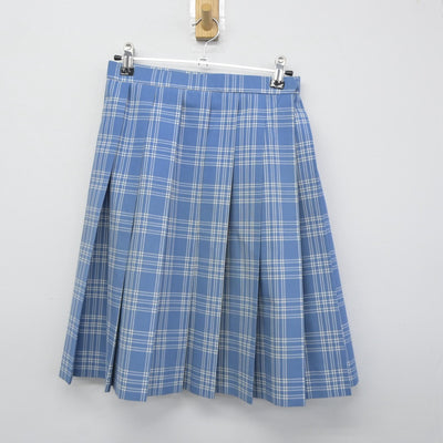 【中古】北海道 札幌東商業高等学校 女子制服 2点（ニットベスト・スカート）sf025208