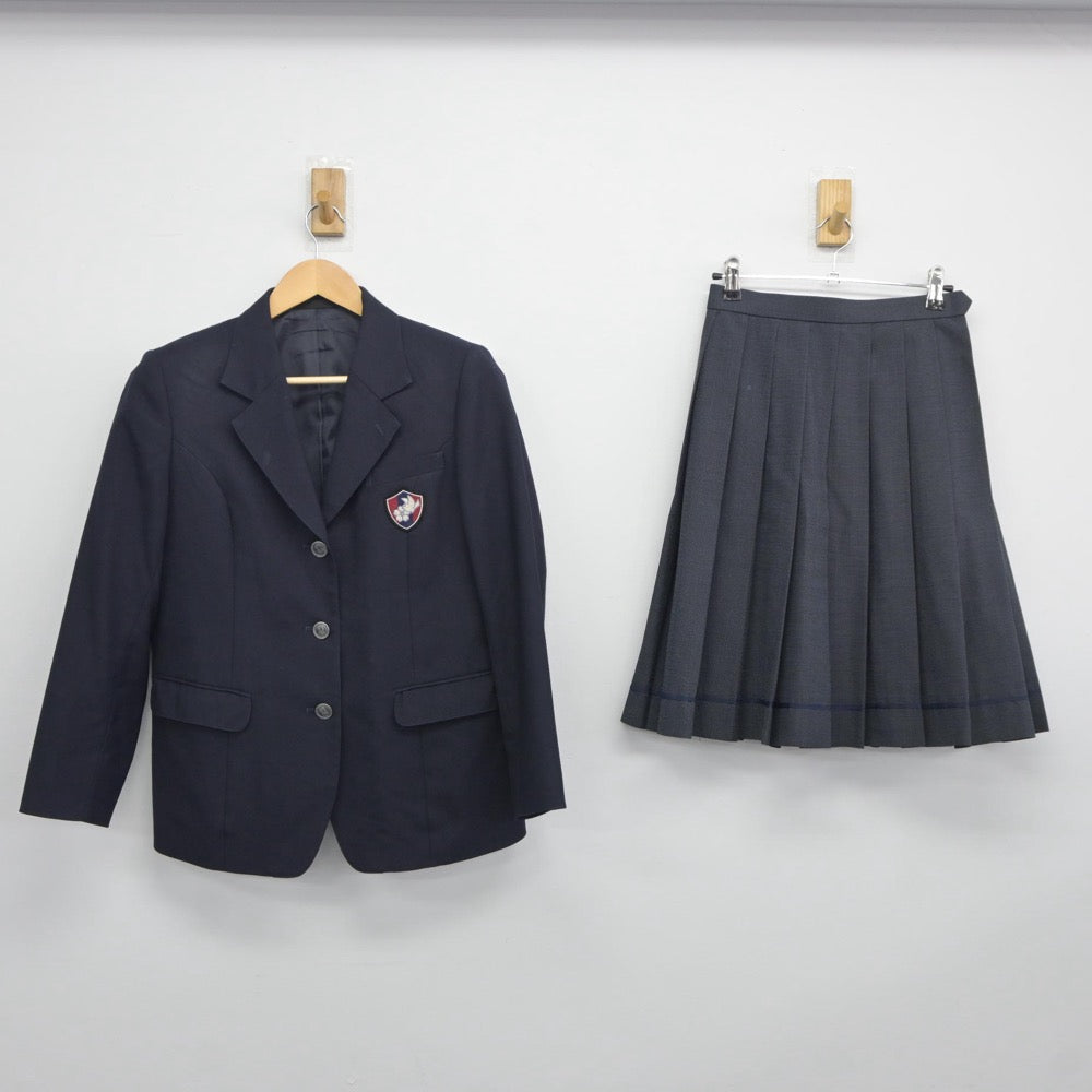 【中古】奈良県 法隆寺国際高等学校 女子制服 3点（ブレザー・スカート）sf025209