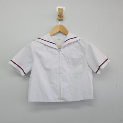 【中古】静岡県 門池中学校 女子制服 2点（セーラー服・セーラー服）sf025220