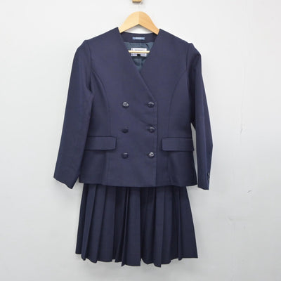 【中古】兵庫県 広嶺中学校 女子制服 3点（ブレザー・ベスト・スカート）sf025234