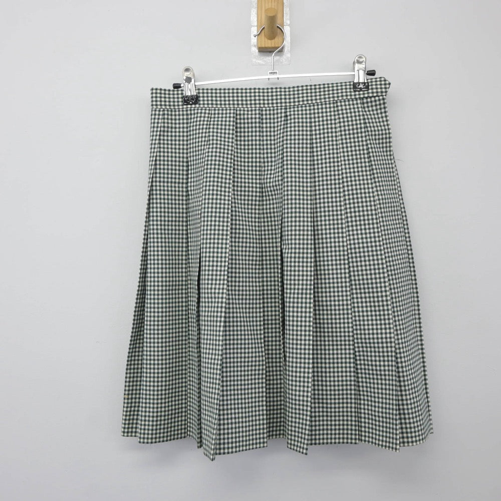 【中古】岡山県 就実高等学校 女子制服 2点（セーラー服・スカート）sf025256