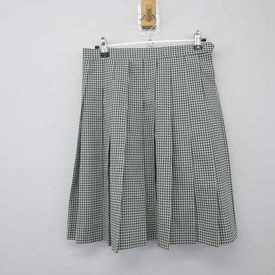 【中古】岡山県 就実高等学校 女子制服 2点（セーラー服・スカート）sf025256