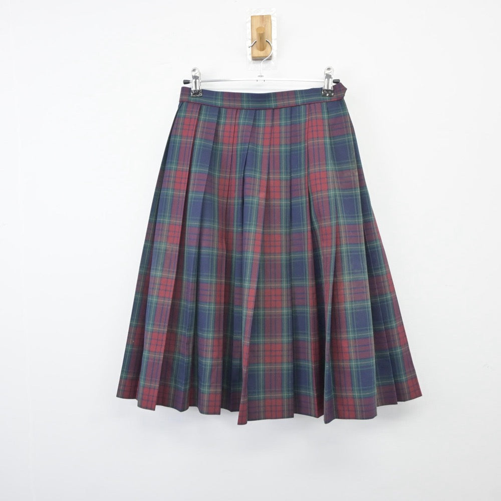 【中古】福岡県 筑陽学園高等学校 女子制服 4点（ブレザー・ニット・シャツ・スカート）sf025270