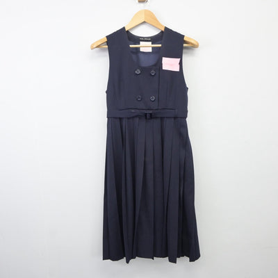 【中古】福岡県 久留米市立宮ノ陣中学校 女子制服 2点（セーラー服・ジャンパースカート）sf025273