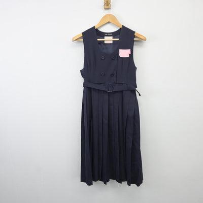 【中古】福岡県 久留米市立宮ノ陣中学校 女子制服 2点（セーラー服・ジャンパースカート）sf025274