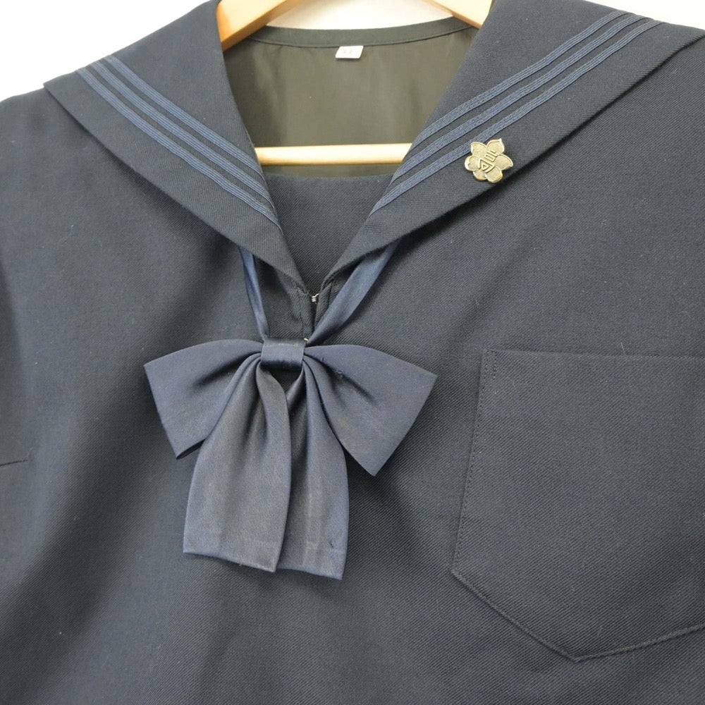 【中古】東京都 東京学芸大附属高等学校 女子制服 2点（セーラー服・スカート）sf025276