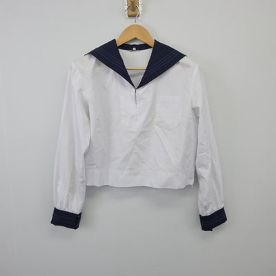 【中古】東京都 東京学芸大附属高等学校 女子制服 2点（セーラー服・スカート）sf025277