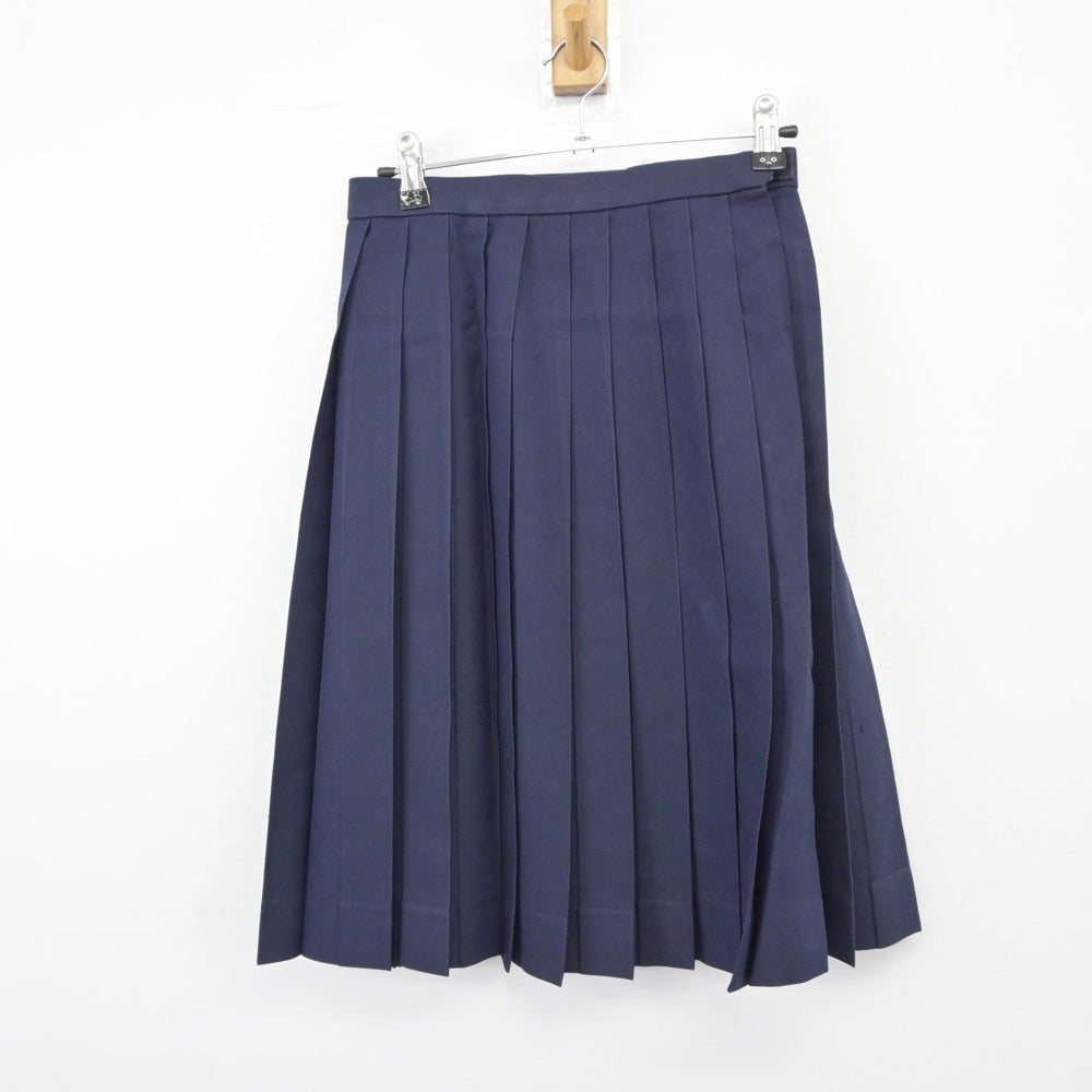 【中古】愛媛県 松山市立内宮中学校 女子制服 3点（シャツ・ニット・スカート）sf025285