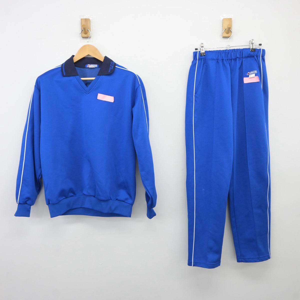 【中古】栃木県 日光明峰高等学校 女子制服 2点（ジャージ 上・ジャージ 下）sf025309