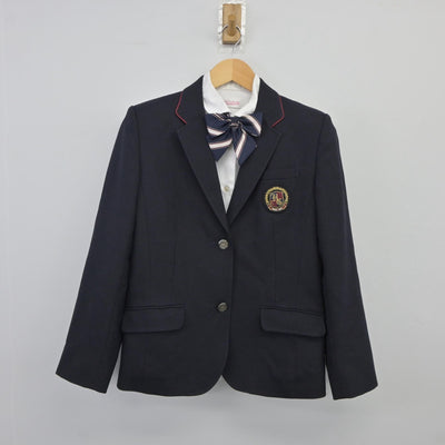 【中古】大阪府 羽衣学園高等学校 女子制服 4点（ブレザー・シャツ・スカート）sf025312