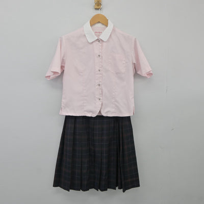 【中古】大阪府 羽衣学園高等学校 女子制服 2点（シャツ・スカート）sf025314