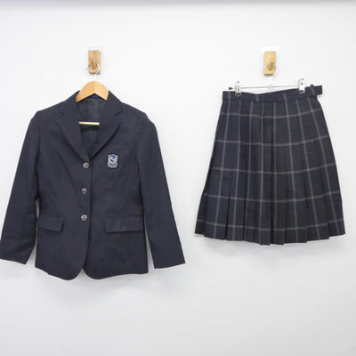 【中古】兵庫県 神戸鈴蘭台高等学校 女子制服 3点（ブレザー・スカート）sf025325