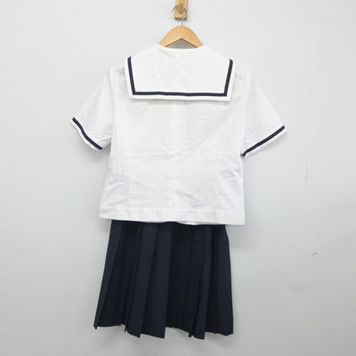 【中古】東京都 東京家政大学付属女子高等学校 女子制服 2点（セーラー服・スカート）sf025346