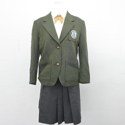 【中古】神奈川県 洗足学園中学高等学校 女子制服 4点（ブレザー・シャツ・スカート）sf025354