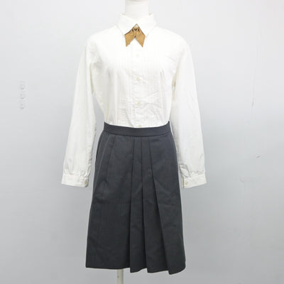 【中古】神奈川県 洗足学園中学高等学校 女子制服 4点（ブレザー・シャツ・スカート）sf025354