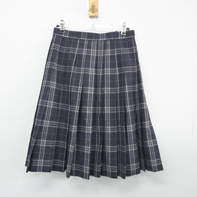 【中古】埼玉県 城山中学校 女子制服 3点（ニットベスト・スカート・スカート）sf025357