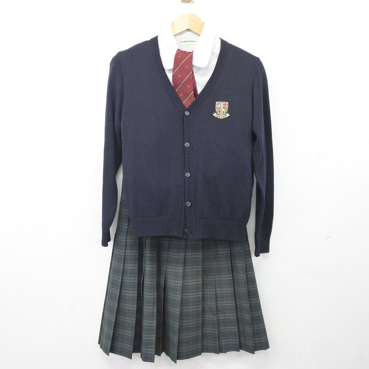 【中古制服】福島県 尚志高等学校 女子制服 6点（ブレザー・シャツ・ニット・スカート）sf025392【リサイクル学生服】 | 中古制服通販パレイド