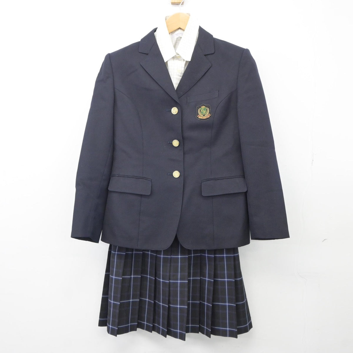 【中古】岐阜県 大垣養老高等学校/旧制服 女子制服 4点（ブレザー・シャツ・スカート）sf025395