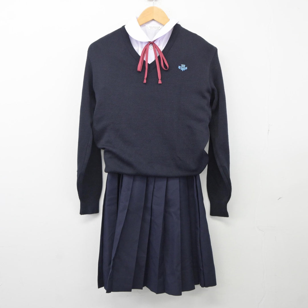 【中古制服】東京都 小岩第三中学校 女子制服 5点（ブレザー・シャツ・ニット・ジャンパースカート）sf025400【リサイクル学生服】 | 中古 制服通販パレイド