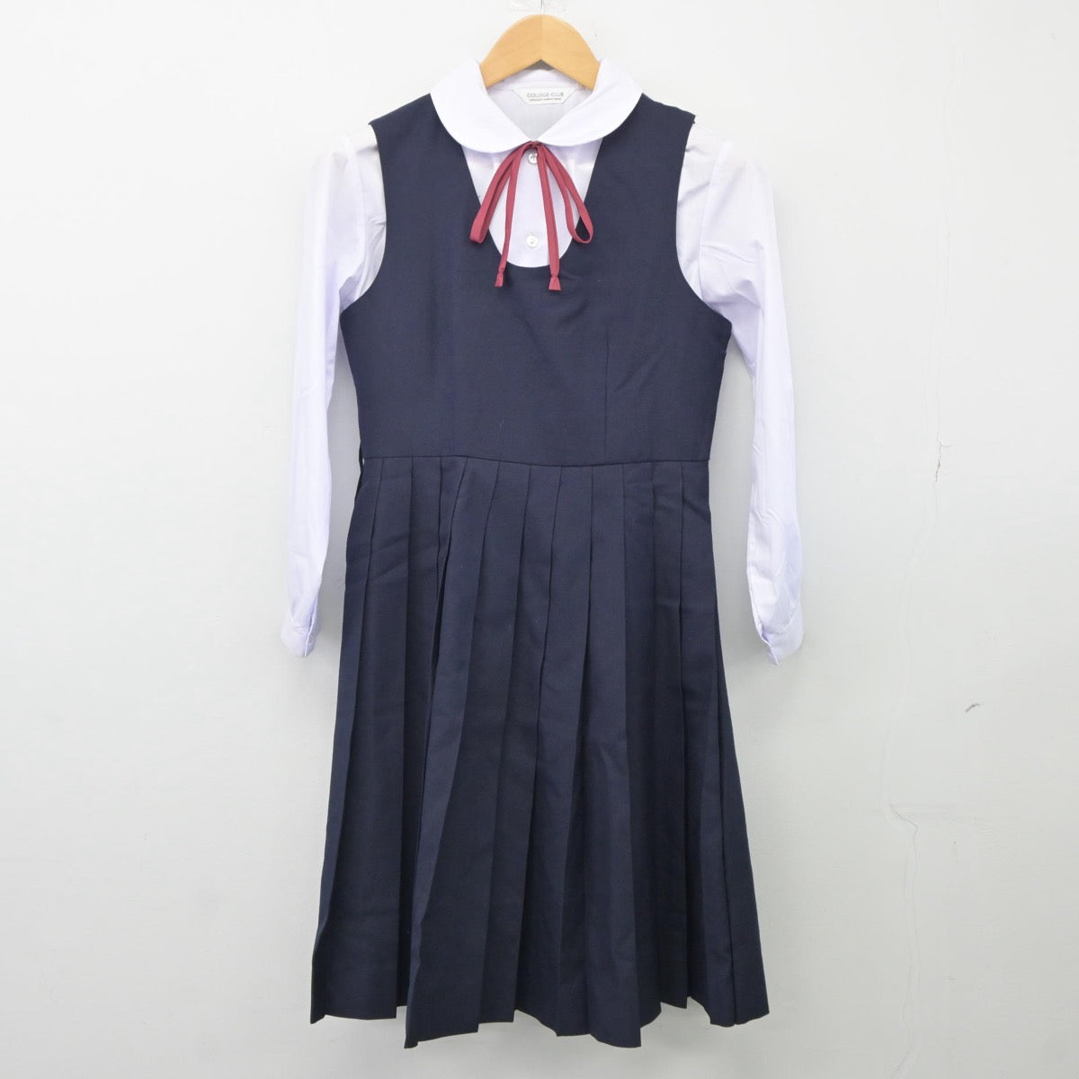 【中古】東京都 小岩第三中学校 女子制服 5点（ブレザー・シャツ・ニット・ジャンパースカート）sf025400