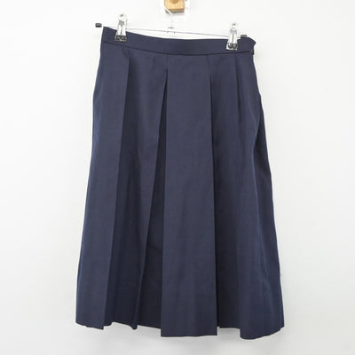 【中古】神奈川県 久里浜中学校 女子制服 2点（ベスト・スカート）sf025403