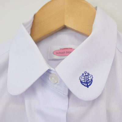 【中古】福岡県 沼中学校 女子制服 2点（シャツ）sf025406