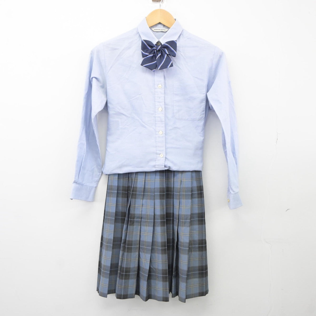 【中古】東京都 成立学園高等学校 女子制服 4点（シャツ・スカート）sf025420