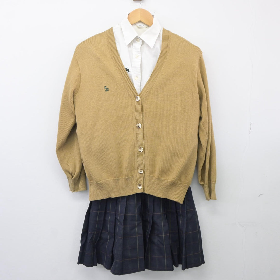 【中古制服】茨城県 つくば秀英高等学校 女子制服 3点（シャツ・ニット・スカート）sf025428【リサイクル学生服】 | 中古制服通販パレイド