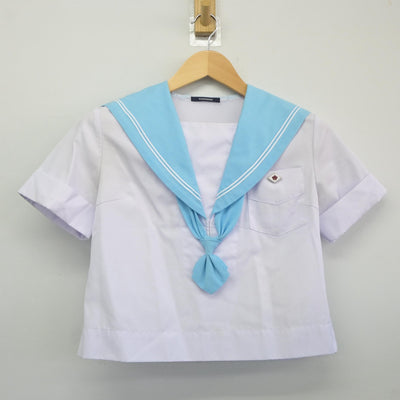 【中古】大阪府 夕陽丘高等学校 女子制服 4点（セーラー服・スカート）sf025430