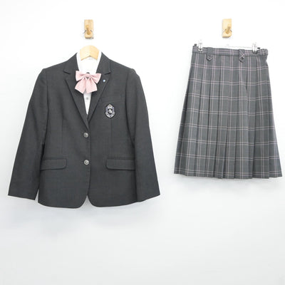 【中古】大阪府 大阪成蹊女子高等学校 女子制服 5点（ブレザー・シャツ・スカート）sf025431