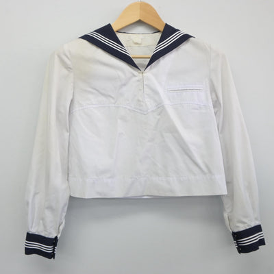 【中古】東京都 豊島岡女子学園高等学校 女子制服 2点（セーラー服・スカート）sf025436