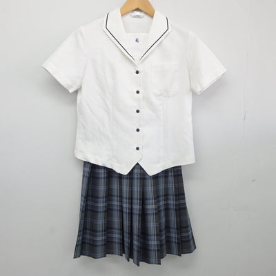 【中古】東京都 東洋大学京北高等学校 女子制服 2点（シャツ・スカート）sf025446