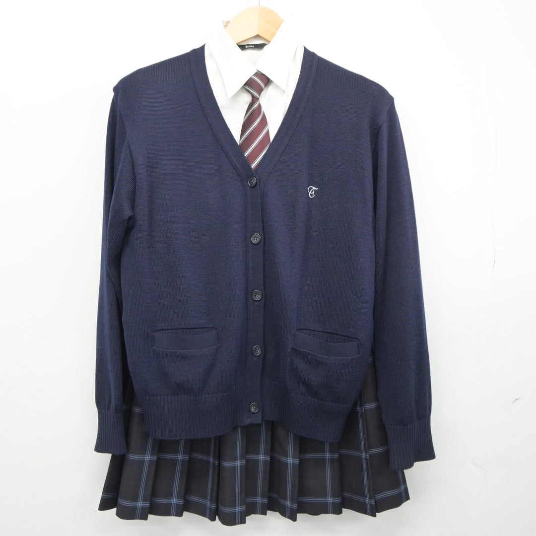 【中古制服】東京都 大成高等学校 女子制服 5点（ブレザー・ニット・シャツ・スカート）sf025452【リサイクル学生服】 | 中古制服通販パレイド