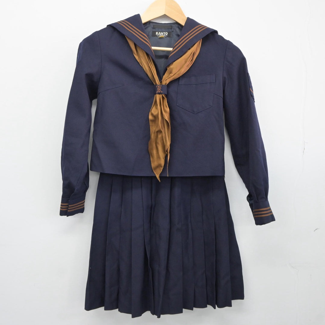 中古制服】東京都 関東国際高等学校 女子制服 5点（セーラー服・ニット・スカート）sf025468【リサイクル学生服】 | 中古制服通販パレイド