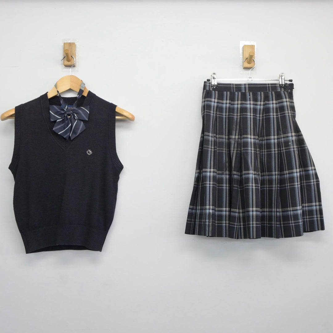 うさぎ様専用 バスガイド制服ピンストライプベスト1点・スカート
