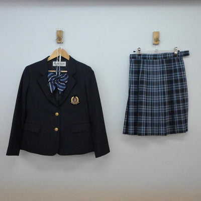 【中古】埼玉県 秀明学園 女子制服 3点（ブレザー・スカート）sf025476