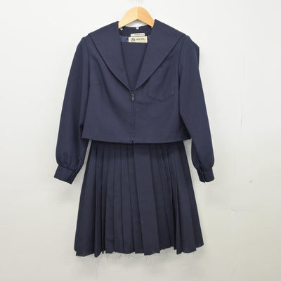 【中古】愛知県 大曽根中学校 女子制服 2点（セーラー服・スカート）sf025478