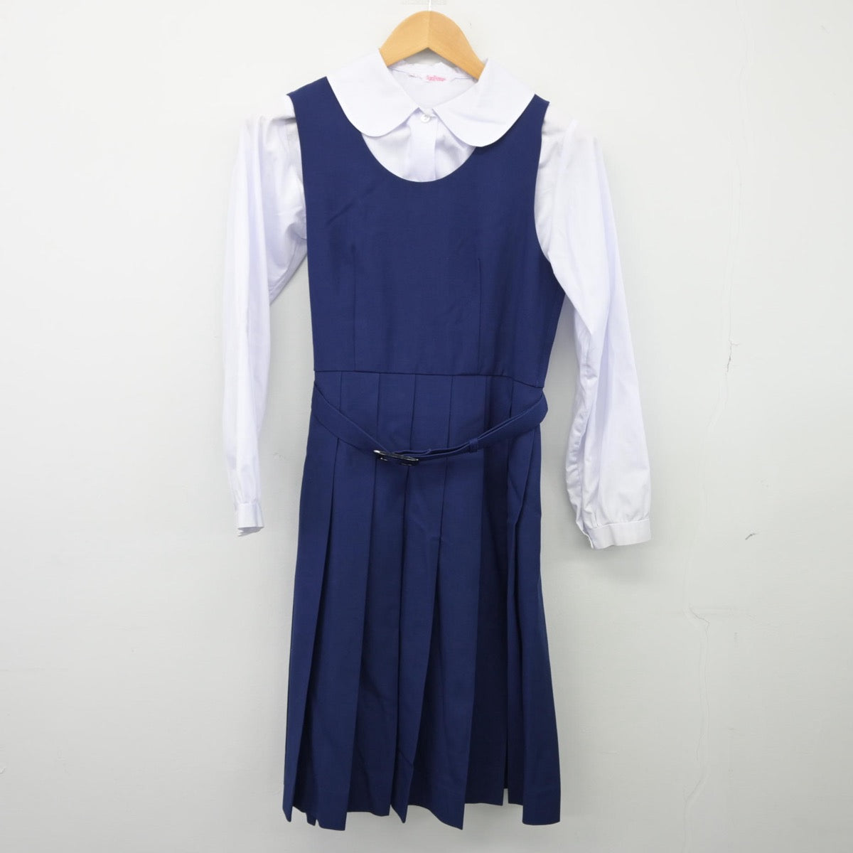 【中古】青森県 東高等学校 女子制服 3点（ブレザー・シャツ・ジャンパースカート）sf025487