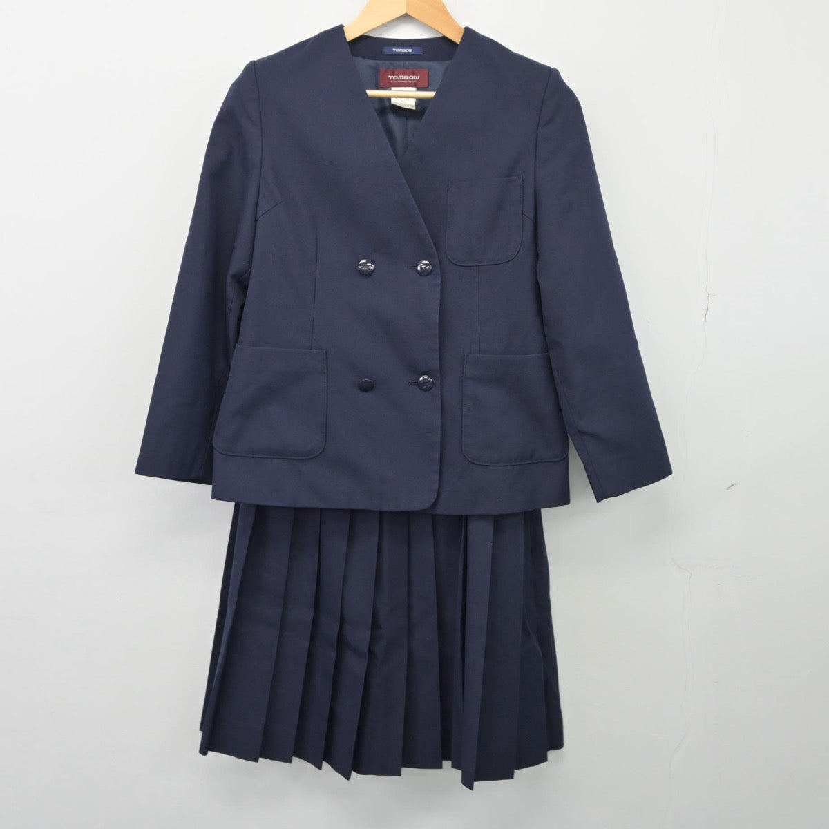 【中古】青森県 佃中学校 女子制服 2点（ブレザー・スカート）sf025489