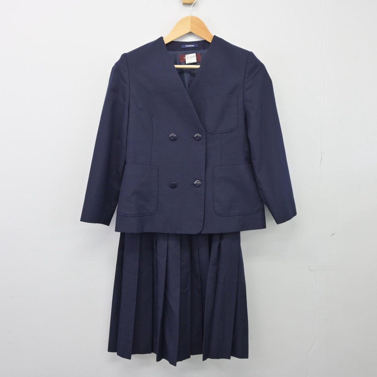 【中古】青森県 佃中学校 女子制服 2点（ブレザー・スカート）sf025490