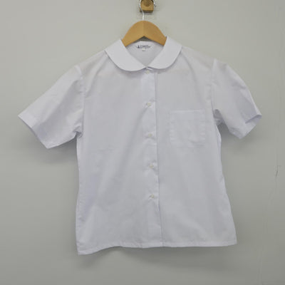 【中古】北海道 小樽市西陵中学校 女子制服 2点（ベスト・シャツ）sf025506