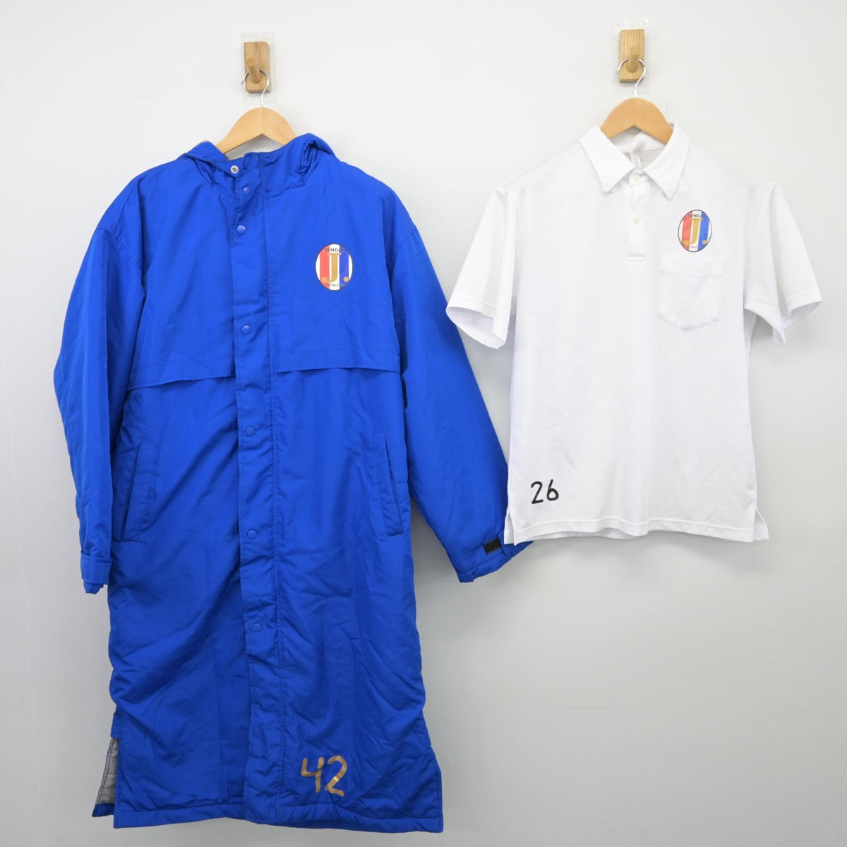 【中古】宮城県 仙台城南高等学校/サッカー部ユニフォーム 女子制服 2点（コート・部活ユニフォーム 上）sf025510